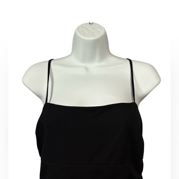 ZARA, Black Mini Dress With Adjustable Open Back, Small - Picture 4 of 11
